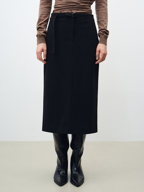 프론트로우 H-line Midi Skirt_2color
