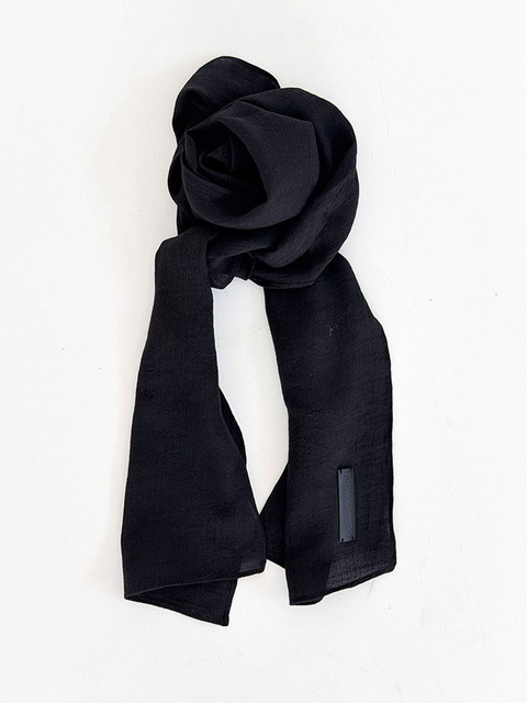 아티스트 컴플렉스 ARTIST VINTAGE LONG SCARF (BLACK)