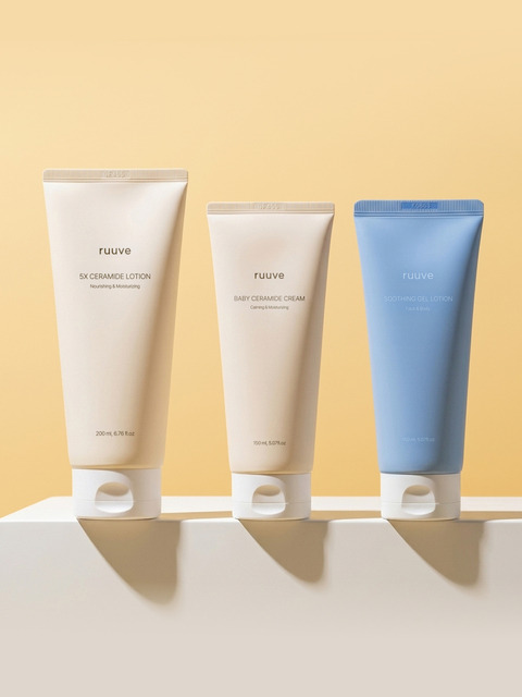 러베 고보습 크림 150ml+세라마이드 로션200ml+수딩 젤 로션150ml (교차선택 가능)