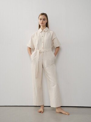 Shirt Jumpssuit (oat)