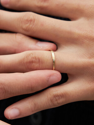 Double Thin Ring (14K Gold)