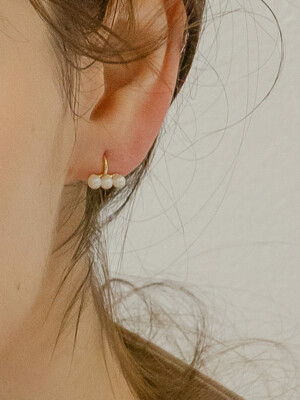 [단독][14k gold] Pearl Pure Earring
