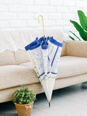 wpc우산 플라워 판넬 장우산 93488-02