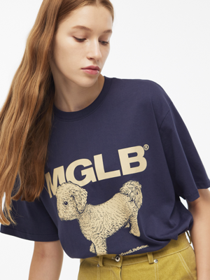 BABY POODLE BOX T (NAVY)