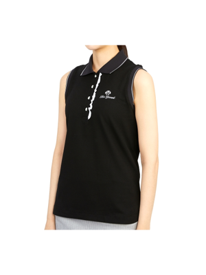 에스테 HHW 2A AP53 BLACK 여자 골프 폴로 민소매 티셔츠