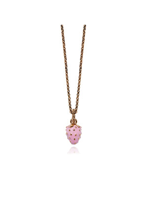 Berry Pendant Necklace Pink
