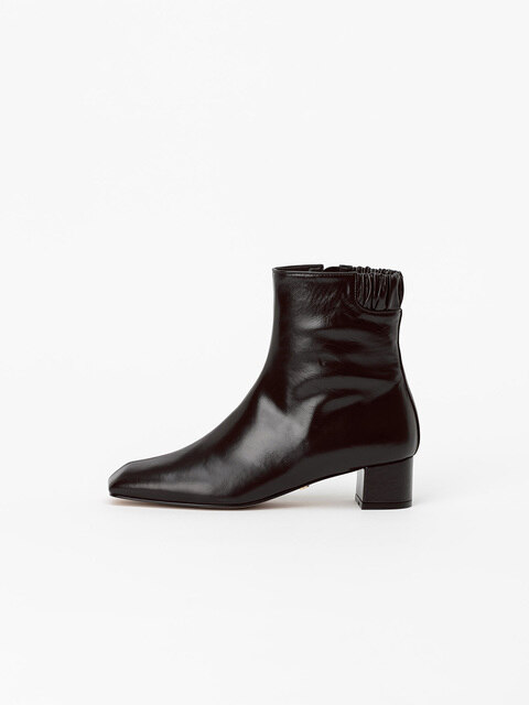 부츠 - 쇼쉬르라팡 (CHAUSSURE LAPIN) - Allentando Boots in Wrinkled Chocolate Brown
