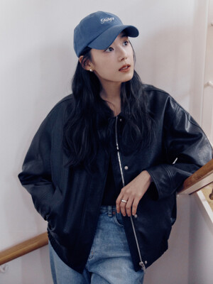 23SN leather blouson jacket [BK]