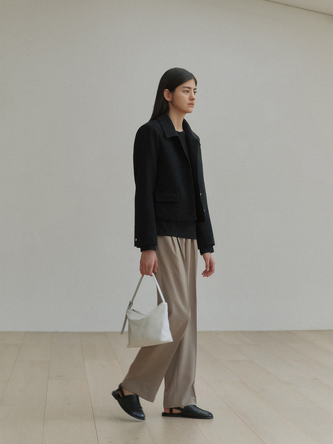 팬츠 - 앤니즈 (ANDNEEDS) - Pie wide slacks (Cocoa)