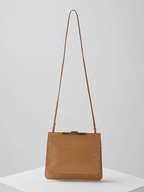 숄더백 - 아카이브앱크 (Archivepke) - Double flat bag(Crocodile beige)