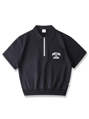 1984 1/2 Collar Half Zip-Up mtm_Navy