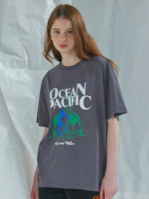 OCEAN SURF PENGUIN GRAPHIC T-SHIRT [3 COLOR]