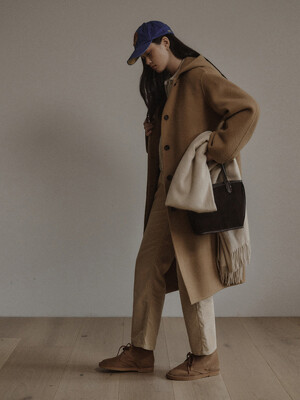 HANDMADE HOOD LONG COAT