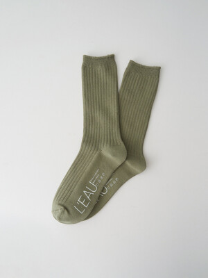 Leau basic socks_khaki