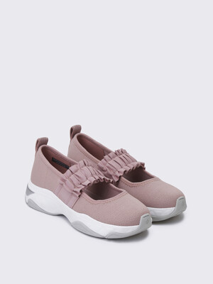 Mary run ruffle sneakers(pink)_DA4DS24001PIK