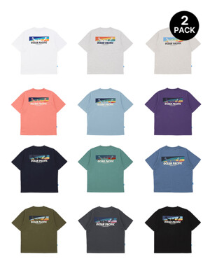OCEAN SHOOTING STAR DAY&NIGHT T-SHIRT 2PACK [12 COLOR]