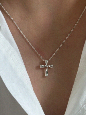 Bold cross necklace