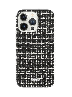 tweed pattern hardcase (black)
