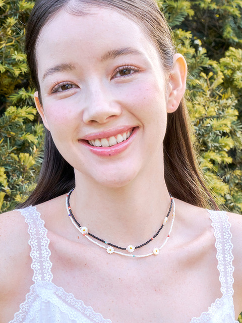 앵브록스]pastel moment daisy necklace