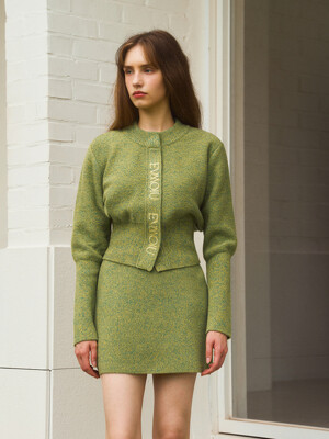 SIGNATURE SLIM CARDIGAN - MINT GREEN