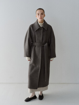 TTW CASHMERE SINGLE BUTTON COAT _3COLORS