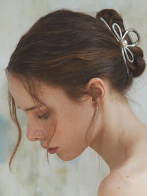 [단독]Lily pearl metal hair claw clip_6 colors