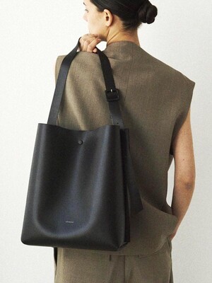 R.ARC BUCKET BAG L - Artificial Leather_4 COLORS