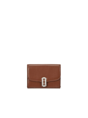 Occam Lune Folded Half Wallet (오캄 룬 3단 반지갑) Camel