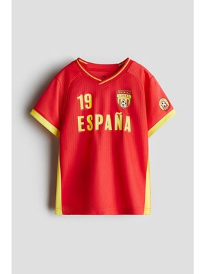 프린트 축구 셔츠 레드/Espana 1273331001