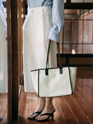 SIAC3074 MATTE Shopper Bag_Ivory