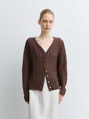 TVR LOOSE FIT KNIT CARDIGAN_3COLORS