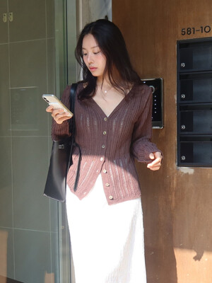 TVR LOOSE FIT KNIT CARDIGAN_3COLORS