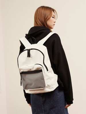 DAILY MESH BACKPACK_IVORY