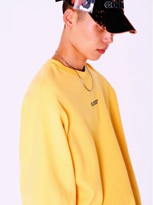 SEASON LOGO SWEATSHIRTS / PALE YELLOW