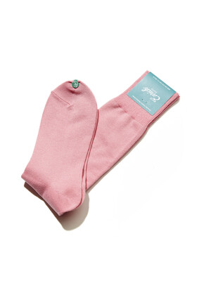 [Over the Calf] Premium Bamboo Socks - Pink