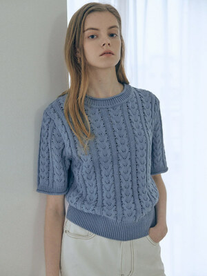 Cable Knit Pullover SK1SP126-6N