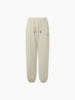 WOMENS RELAXED FIT JOGGERS, OATMEAL