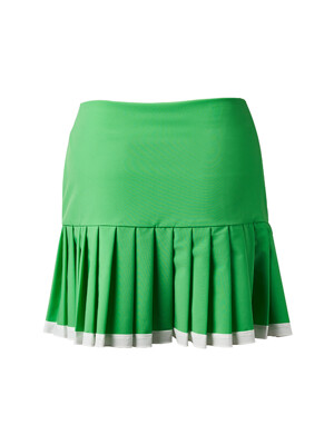 pleats pleats skirt_green