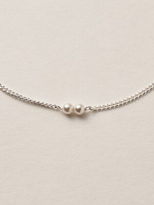 Soft 2pearls  Necklace