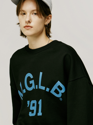 MGLB91 PRINTING SWEATSHIRT (BLACK)