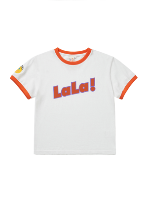 LaLa Twotone T-shirt(라라 투톤 티)[Orange]