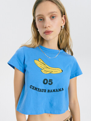 CENTAUR BANANA CROP T-SHIRTS_BLUE