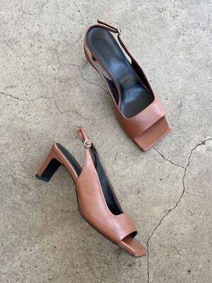 Audrey Slingback Sandals Brown