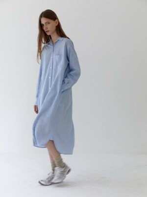 dear shirts dress-skyblue