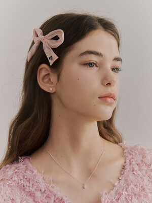 psyche ribbon hairpin_pink