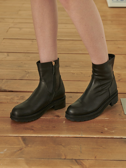 부츠 - 인더스타 (IN THE STAR) - IS_231621 Simply Chunky Anckle Boots (Black) 