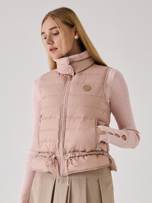 COMFORT LIGHT DOWN VEST- PINK