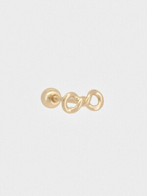 14k infinity knot piercing