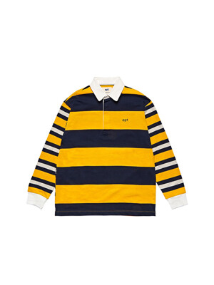 STRIPE RUGBY SHIRT (YELLOW)