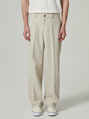 linen wide pants (set-up)_CWPAM24001IVX